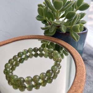 Natural Green Apatite Bracelet 🍀